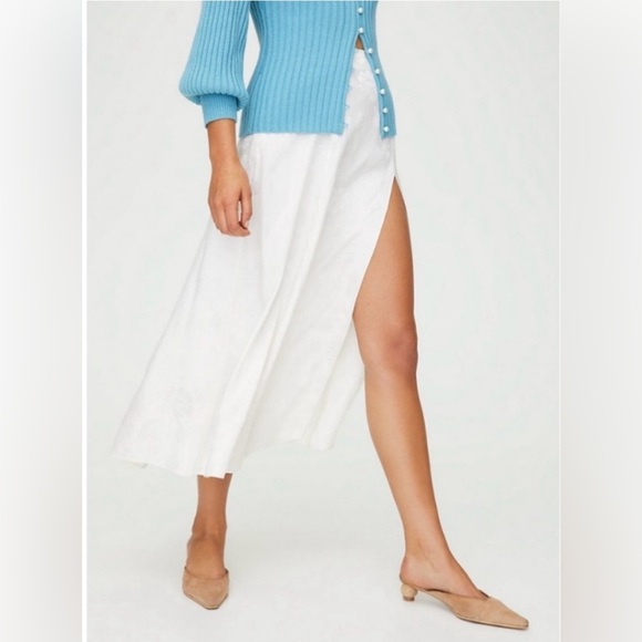 NWOT Wilfred Cherie Skirt, Ivory, size 8, $95 - Picture 4 of 5